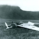 The essentially intact Mitsubishi A6M Type 0 fighter of Flight Petty Officer Tadayoshi Koga lies upside down on the island of Akutan (US Navy)